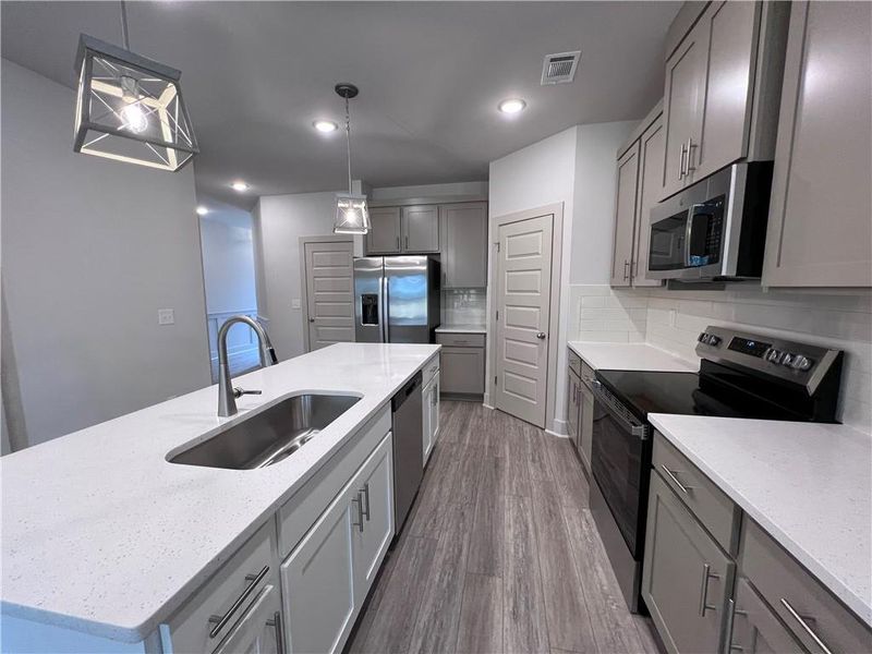 Furnished interior view inside a new home in , Norcross (Image 8).