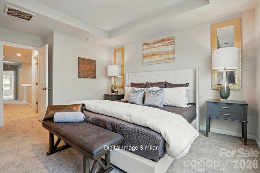 Furnished interior view inside a new home in Bailey Run, Charlotte (Image 13).