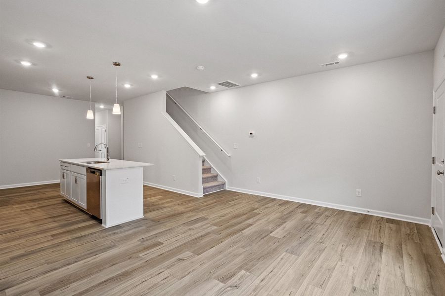 Spacious, unfurnished interior of a new home in Renaissance at White Oak, Garner (Image 15).