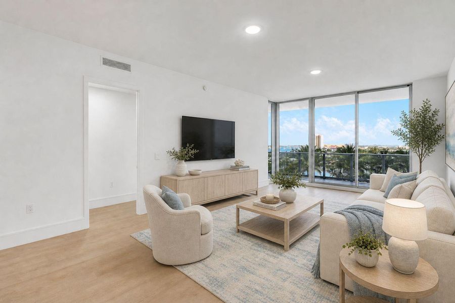 Great Room - Staged with View I