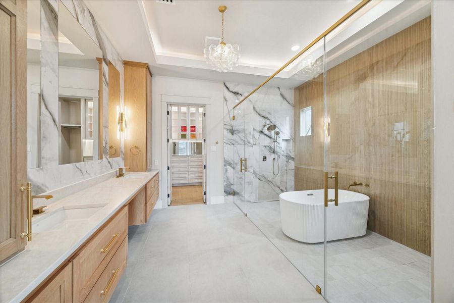 Furnished interior view inside a new home in , Porter (Image 11).