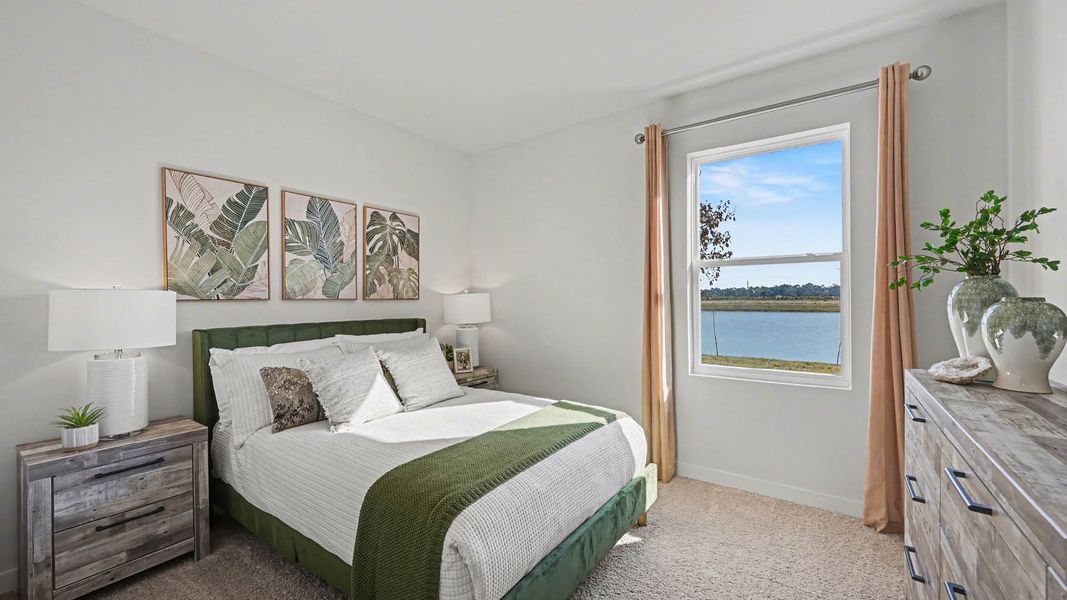 Representative furnished interior of a home built from the Harper by D.R. Horton in Venetian Grove, Vero Beach (Image 20).