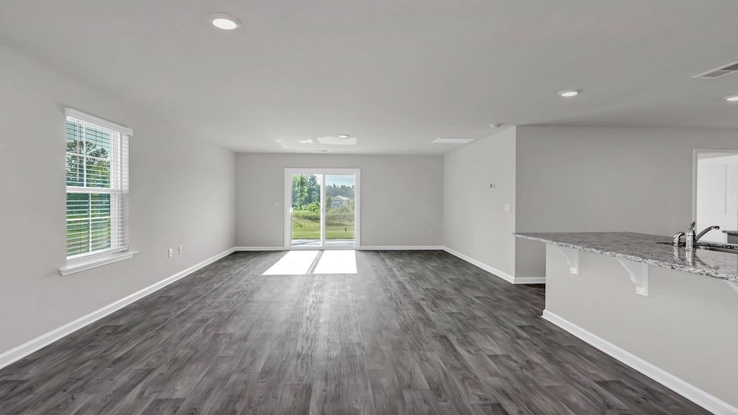 Representative unfurnished interior of a home built from the ROBIE by D.R. Horton in Ferry Grove, Lexington (Image 20).