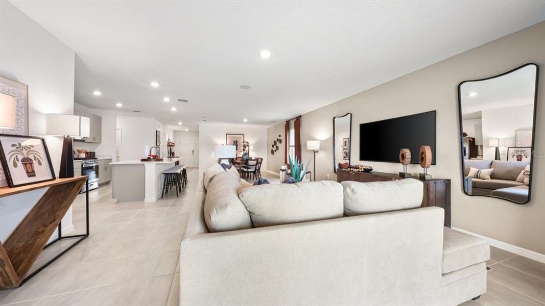 Furnished interior view inside a new home in Firethorn, Parrish (Image 12).