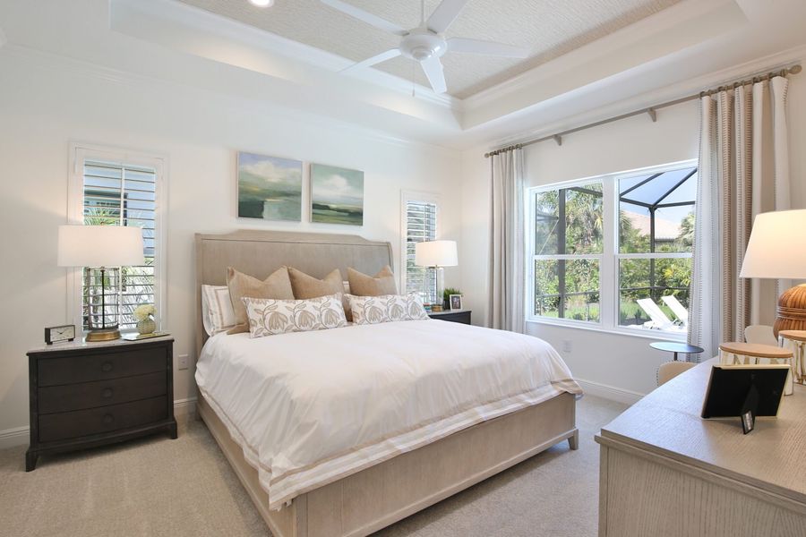 Representative furnished interior of a home built from the Lighthouse by Neal Communities in Boca Royale Golf & Country Club at Wellen Park, Englewood (Image 13).