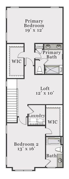 Park - Third Floor Elevation A End Unit