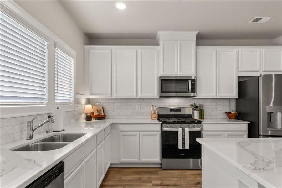 Furnished interior view inside a new home in Terrace at Riverview Landing, Smyrna (Image 5).
