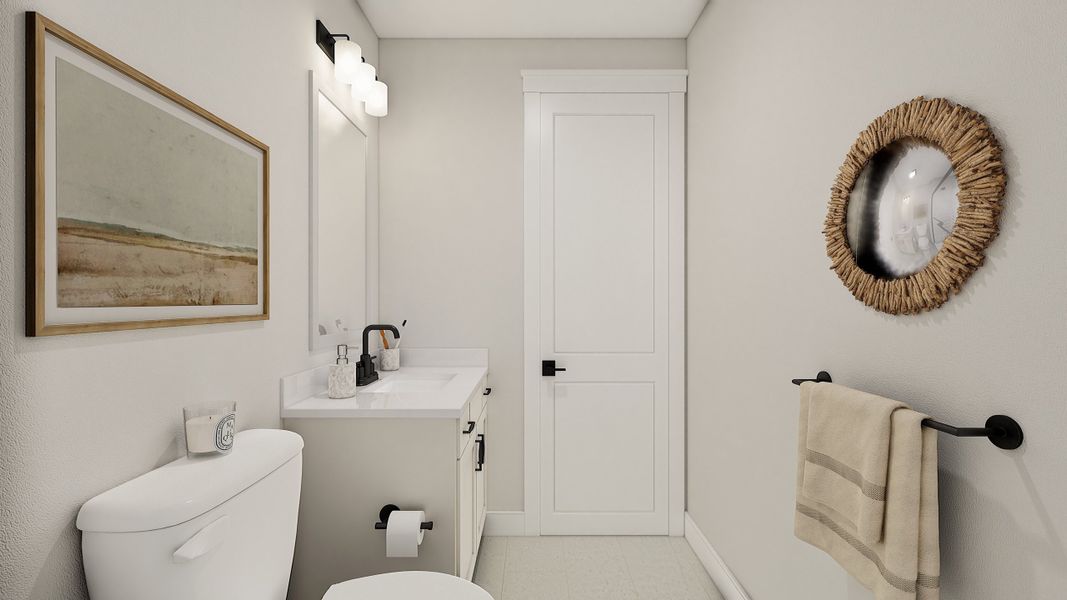 Representative furnished interior of a home built from the Stirling by K. Hovnanian® Homes in Monterra, Rockwall (Image 33).