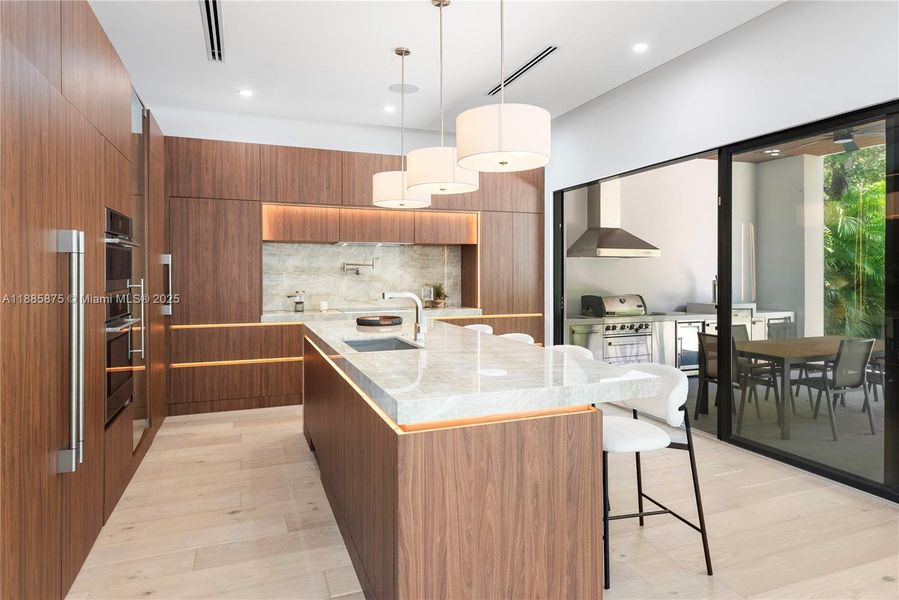 Furnished interior view inside a new home in , Miami (Image 31). Furnished interior view inside a new home in , Miami (Image 31).