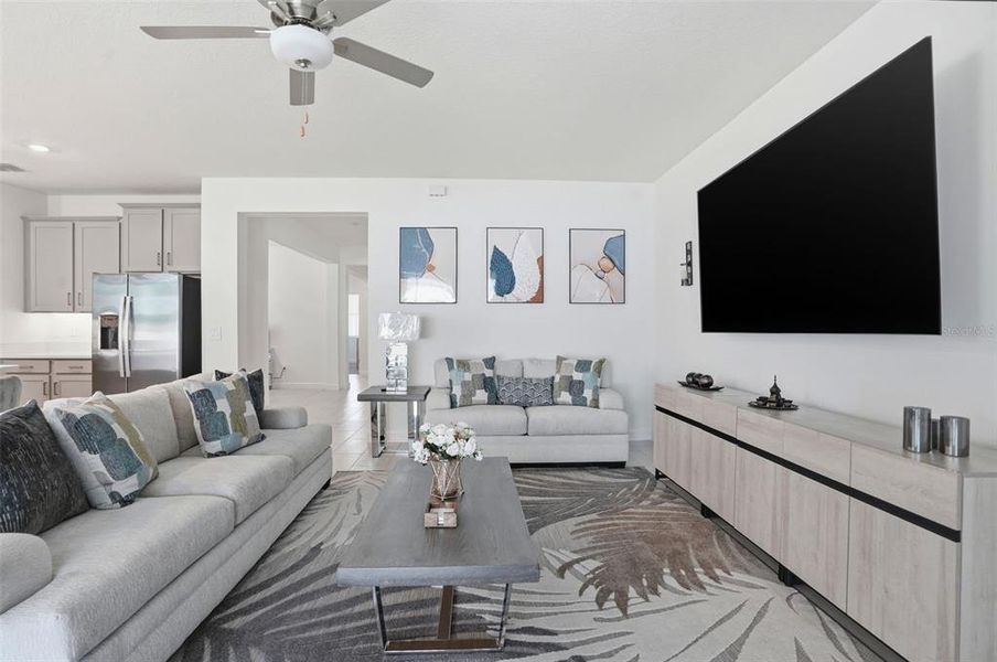 Furnished interior view inside a new home in Mirada Active Adult, San Antonio (Image 13).