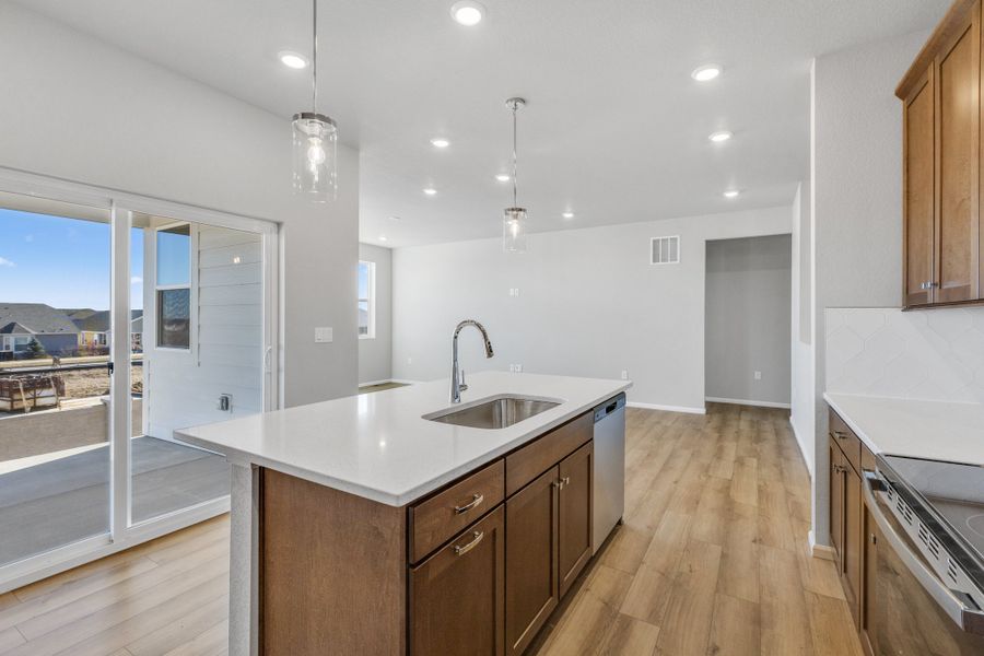 Furnished interior view inside a new home in Talon Pointe, Thornton (Image 5).