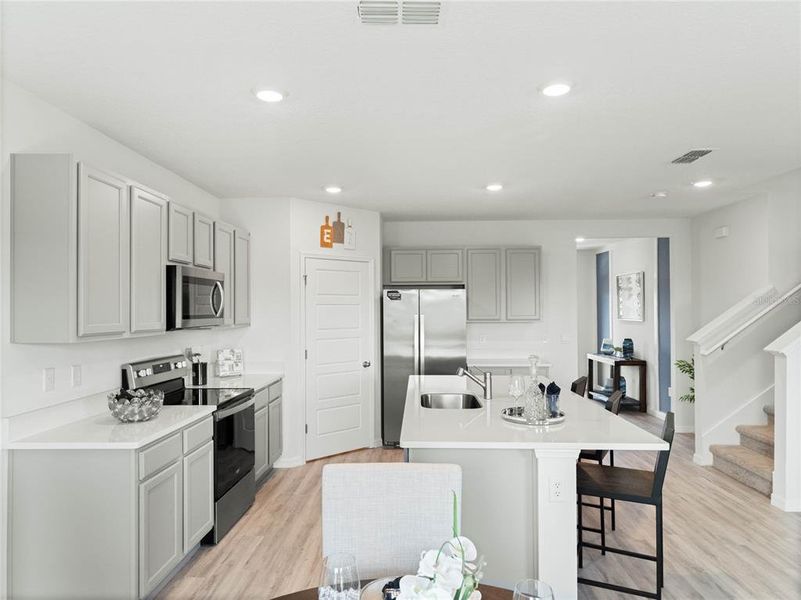 Furnished interior view inside a new home in Cascades, Davenport (Image 13).