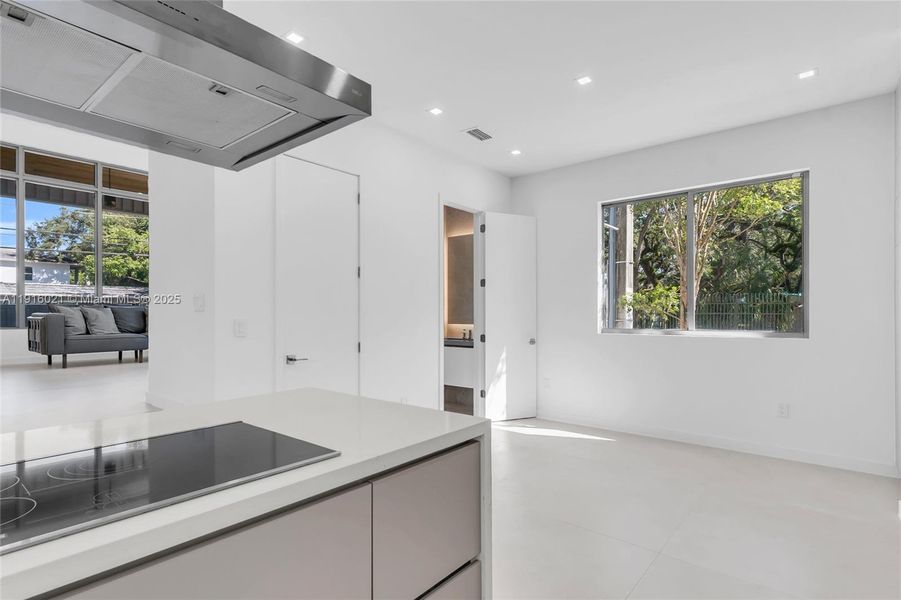 Furnished interior view inside a new home in , Miami (Image 11).