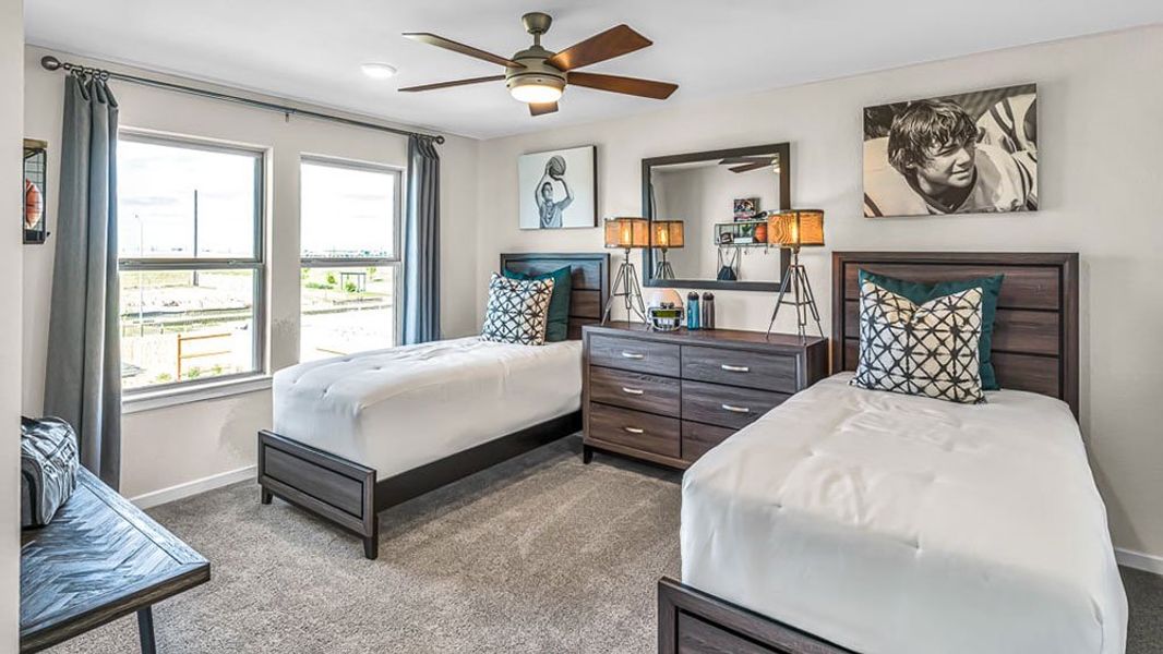 Furnished interior view inside a new home in Avalon at Cypress, Cypress (Image 26).