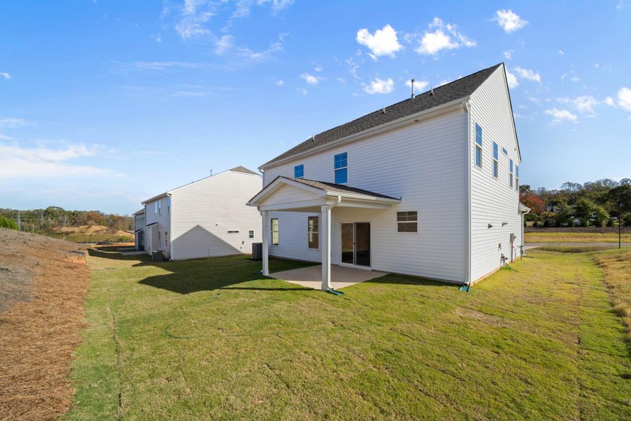 Exterior details and patio area of a home in Pisgah Park, Kernersville (Image 3).