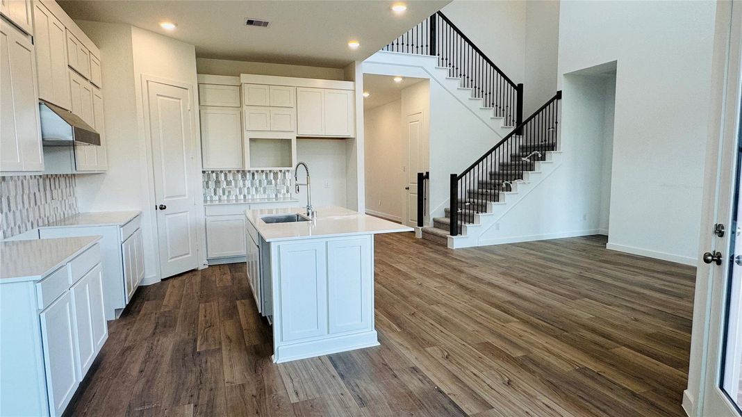 Furnished interior view inside a new home in Dellrose: Richmond II Collection, Hockley (Image 4).