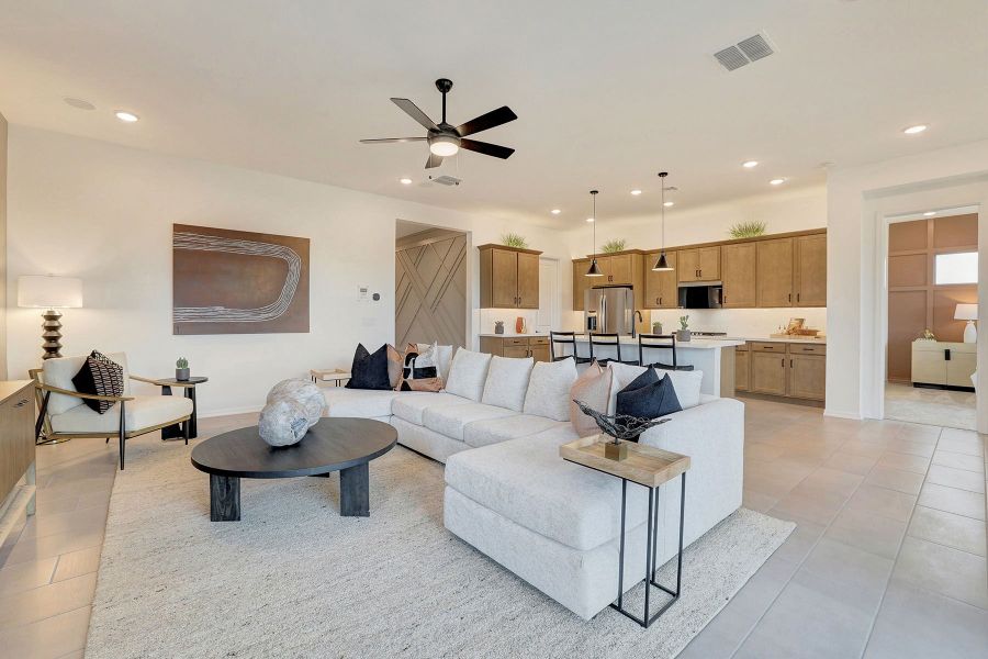 Representative furnished interior of a home built from the Cobalt by Mattamy Homes in Tyler Ranch, Buckeye (Image 27).