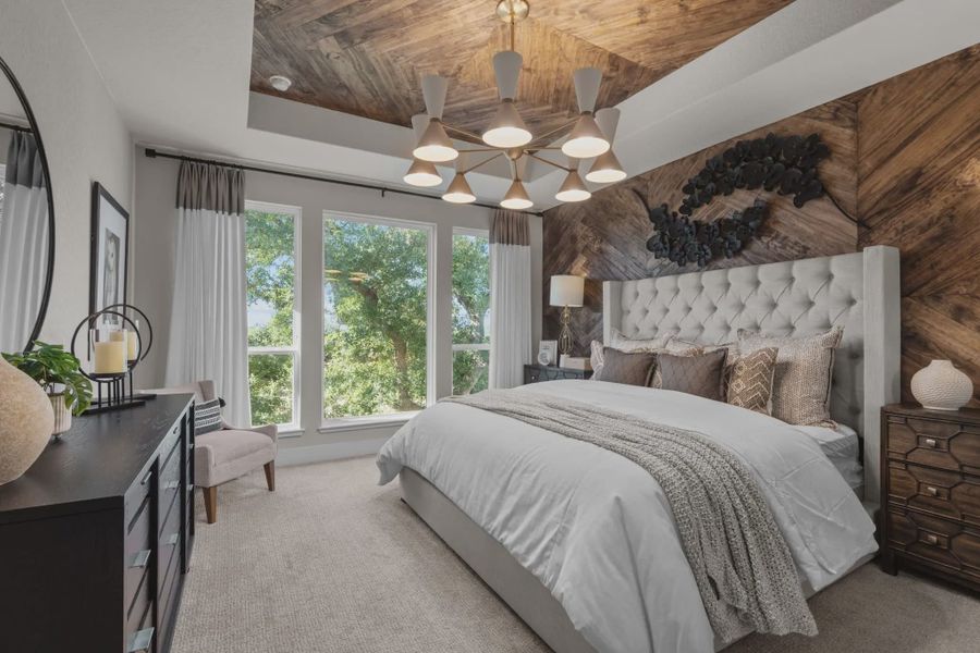 Representative furnished interior of a home built from the Mackenzie by Chesmar Homes in Esperanza 60's, Boerne (Image 6).