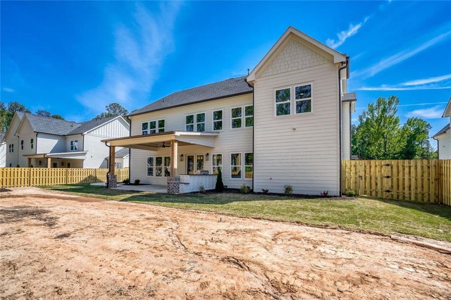 Exterior details and patio area of a home in , Grayson (Image 26).