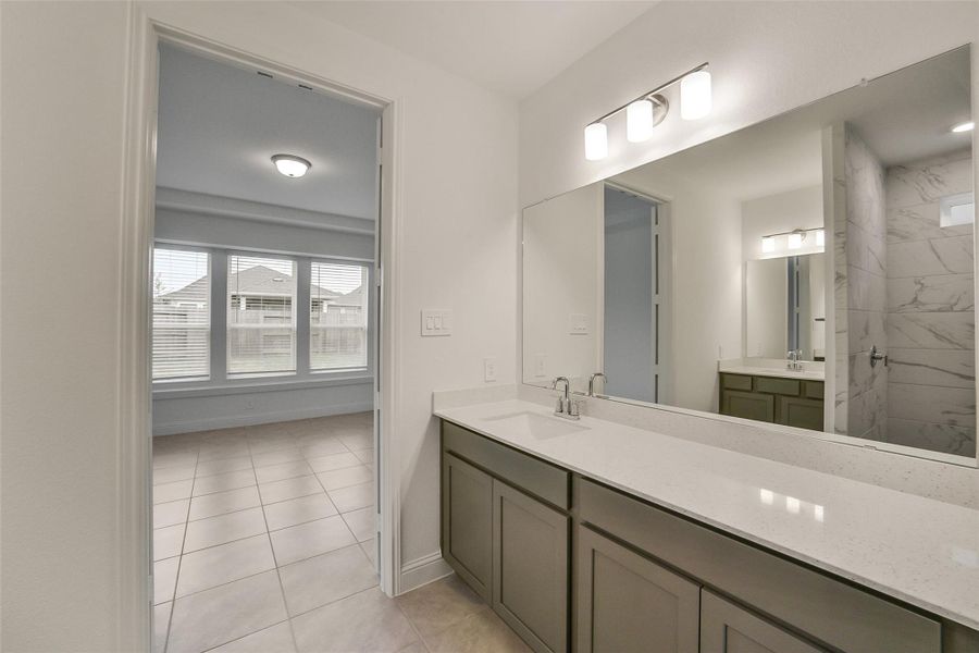 Furnished interior view inside a new home in Mavera, Conroe (Image 15).