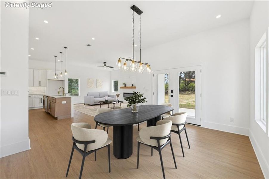 Furnished interior view inside a new home in , Loganville (Image 9).