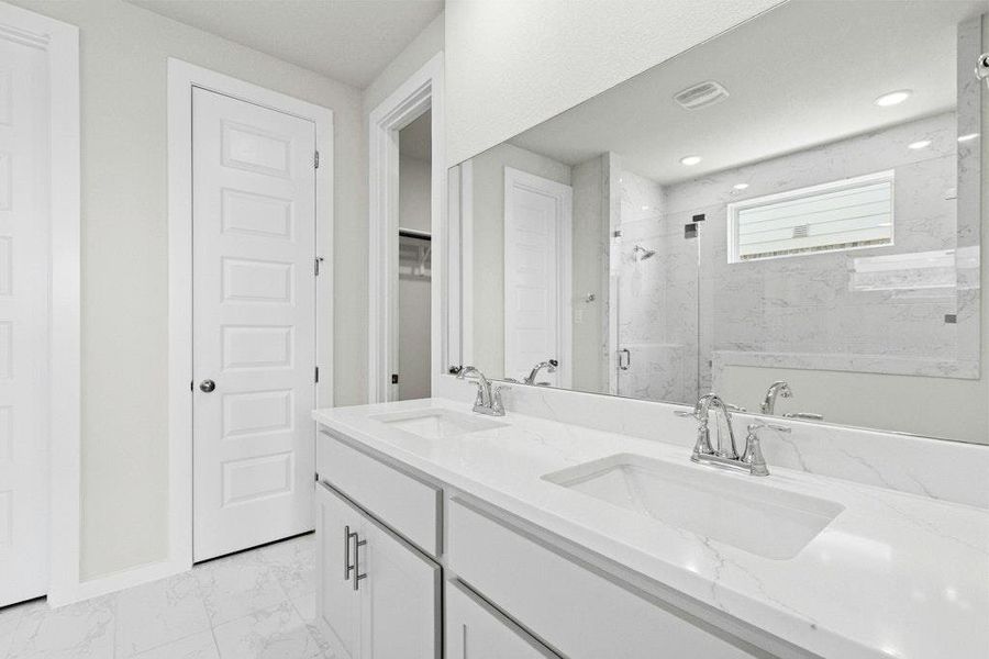 Furnished interior view inside a new home in Santa Rita Ranch, Liberty Hill (Image 12). Furnished interior view inside a new home in Santa Rita Ranch, Liberty Hill (Image 12).