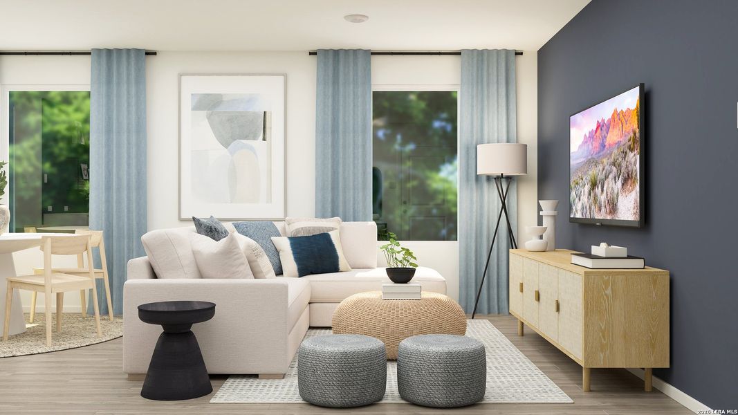 Furnished interior view inside a new home in Grace Gardens, San Antonio (Image 10).