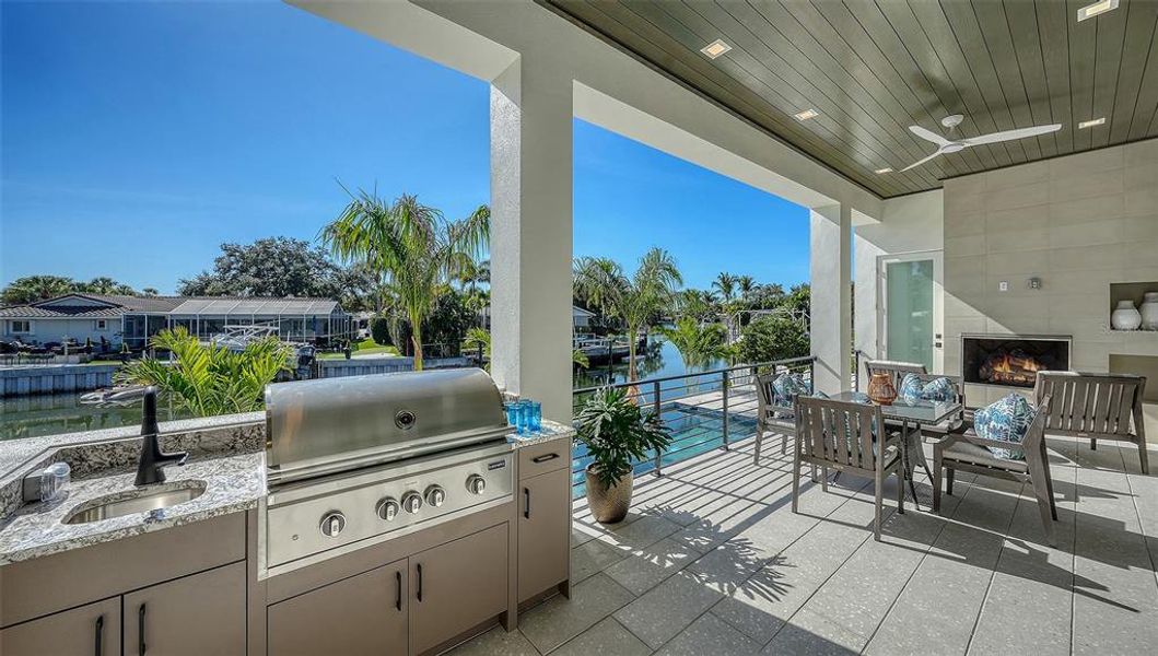 Exterior details and patio area of a home in , Sarasota (Image 31).
