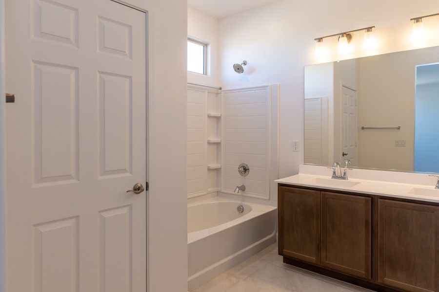 Furnished interior view inside a new home in Rancho Santa Rosa, Maricopa (Image 11).
