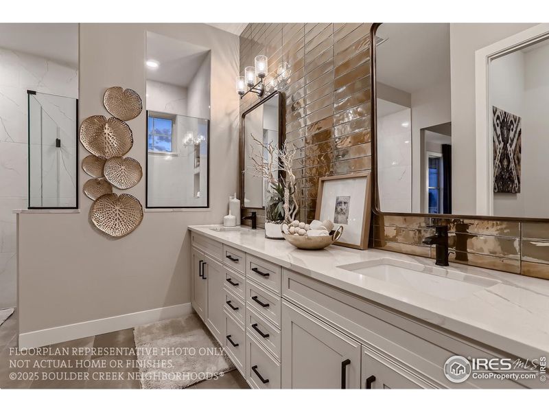 Furnished interior view inside a new home in , Broomfield (Image 19).