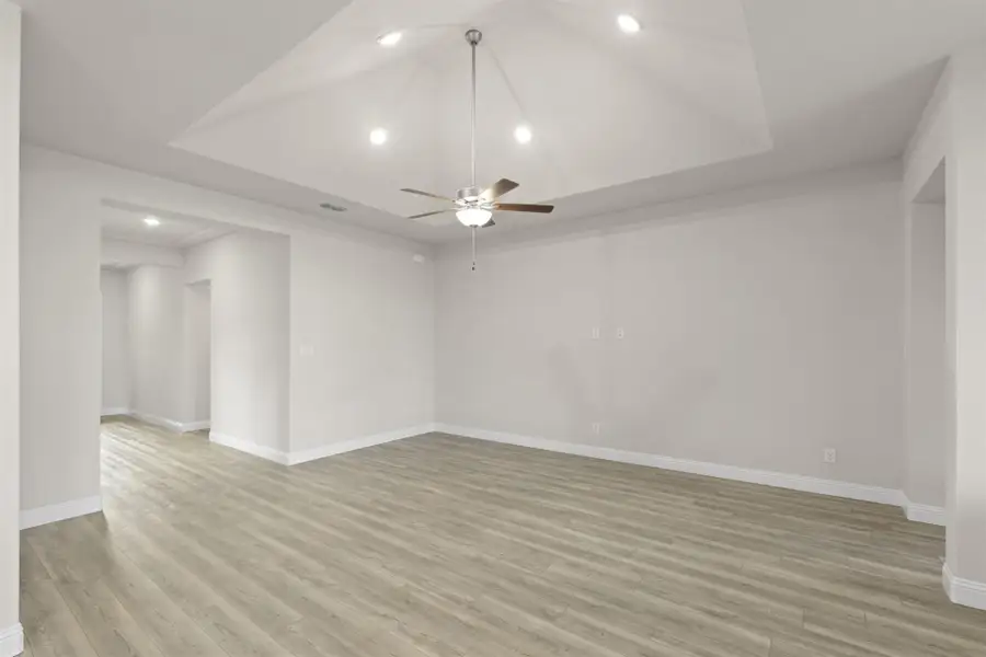 Spacious, unfurnished interior of a new home in Timberbrook, Justin (Image 13). Spacious, unfurnished interior of a new home in Timberbrook, Justin (Image 13).