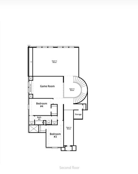 2D floor plan layout for the Telford Plan by Highland Homes in Goodland: 60ft. lots, Midlothian, TX (Image 21). 2D floor plan layout for the Telford Plan by Highland Homes in Goodland: 60ft. lots, Midlothian, TX (Image 21).