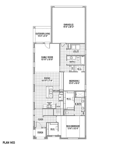 Plan 1453 1st Floor Plan 1453 1st Floor