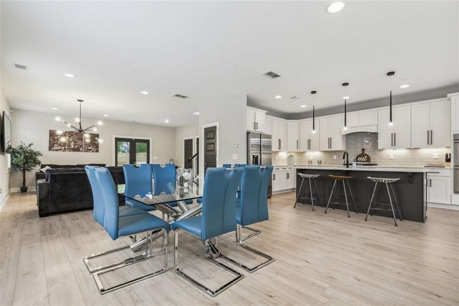 Furnished interior view inside a new home in , Atlanta (Image 3). Furnished interior view inside a new home in , Atlanta (Image 3).