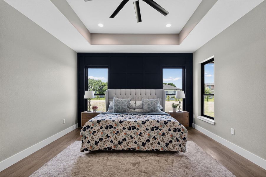Furnished interior view inside a new home in , Kingsland (Image 28).