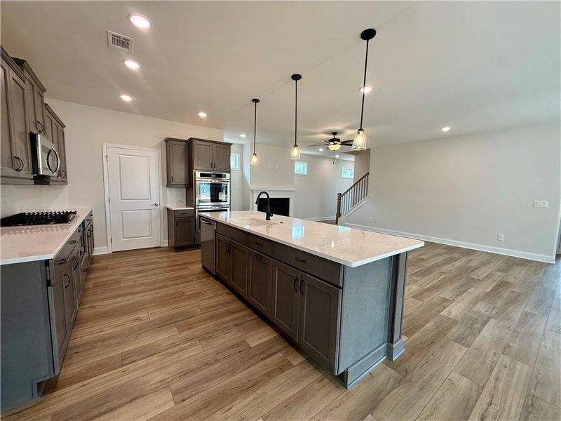 Furnished interior view inside a new home in , Hiram (Image 9).
