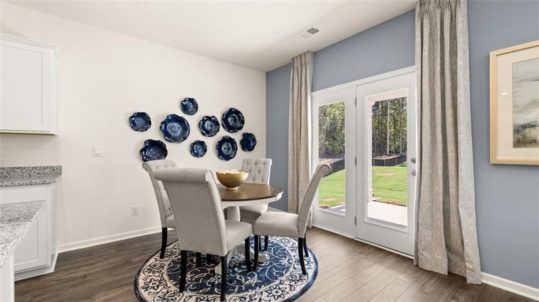Furnished interior view inside a new home in Jackson Landing, Jefferson (Image 36). Furnished interior view inside a new home in Jackson Landing, Jefferson (Image 36).