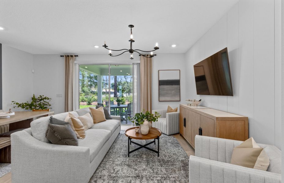 Representative furnished interior of a home built from the Landmark by Pulte Homes in Canopy Preserve, Deland (Image 13). Representative furnished interior of a home built from the Landmark by Pulte Homes in Canopy Preserve, Deland (Image 13).