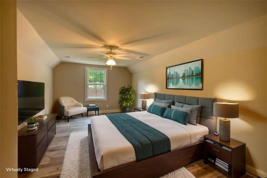 Furnished interior view inside a new home in , Monticello (Image 37).