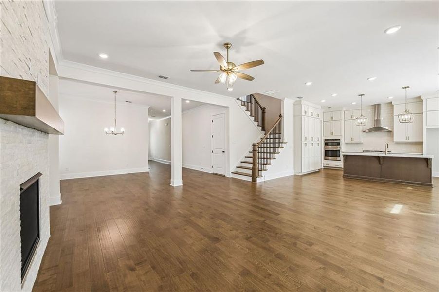 Spacious, unfurnished interior of a new home in Waterhaven, Cumming (Image 33).