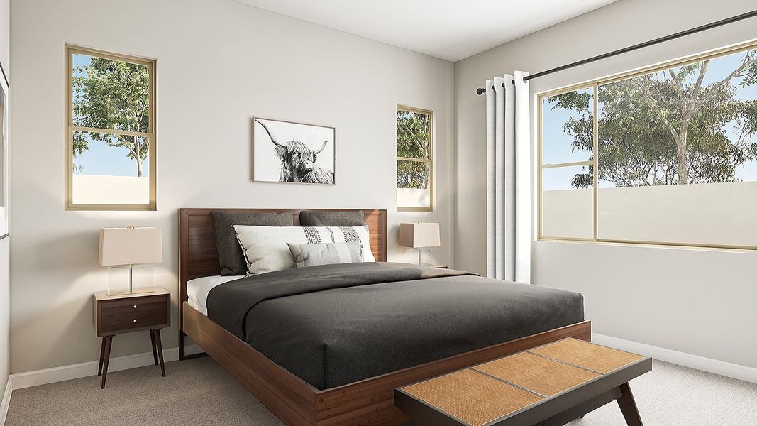 Furnished interior view inside a new home in Arietta at Soleo, San Tan Valley (Image 8).