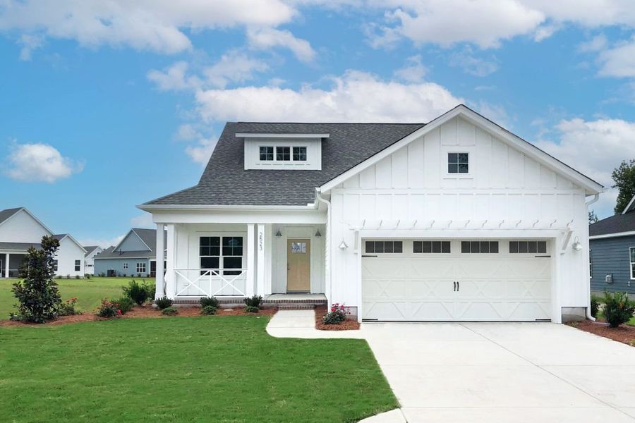 Representative exterior photo of a completed home built from the Marshall by Bill Clark Homes in Riverside Cove, Wilmington, NC (Image 21).
