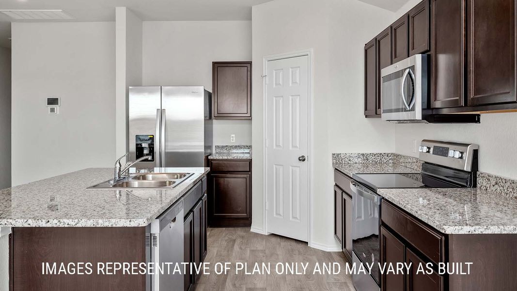 Representative furnished interior of a home built from the Fargo by D.R. Horton in Victory Ranch, Killeen (Image 6).