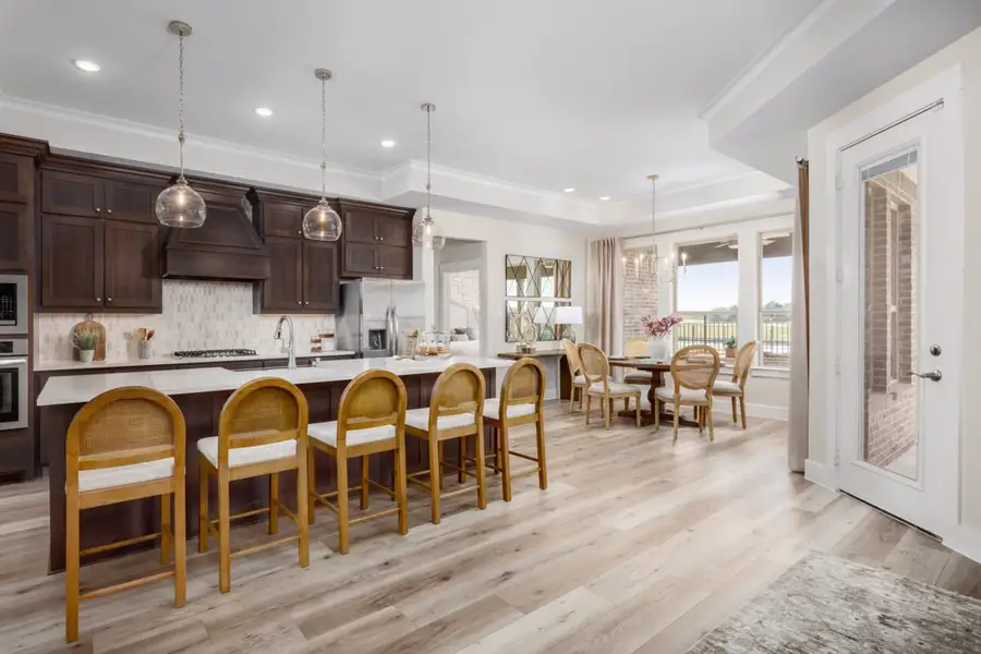Representative furnished interior of a home built from the Torino by Ladera Texas in Ladera at The Reserve, Mansfield (Image 8). Representative furnished interior of a home built from the Torino by Ladera Texas in Ladera at The Reserve, Mansfield (Image 8).