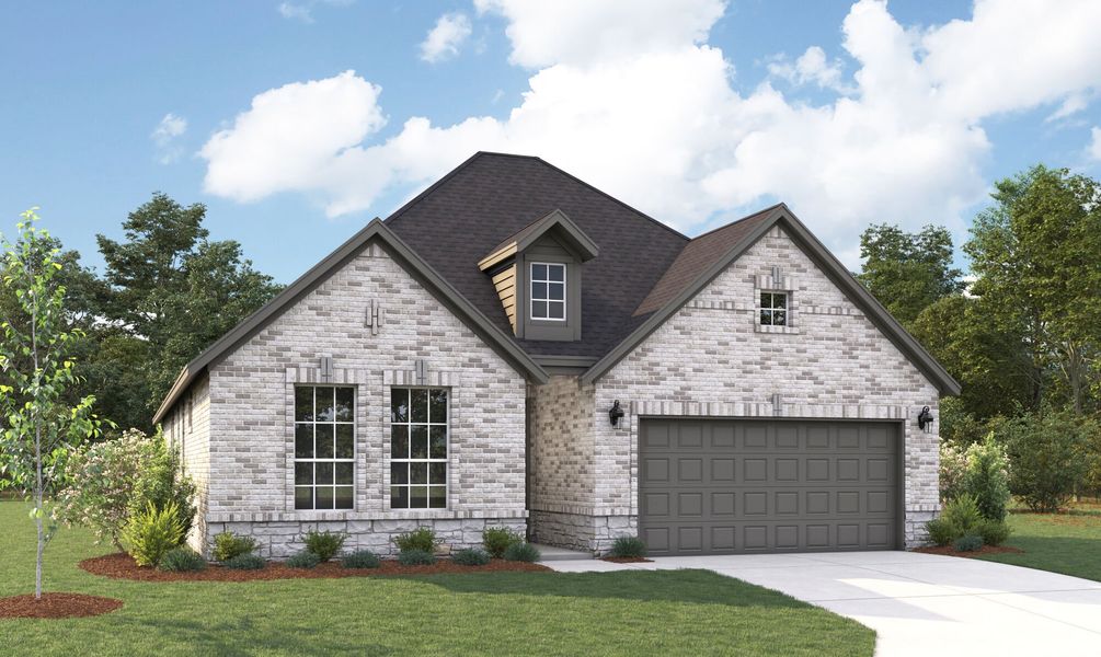 The Bianca - Traditional 2 with Stone Elevation The Bianca - Traditional 2 with Stone Elevation