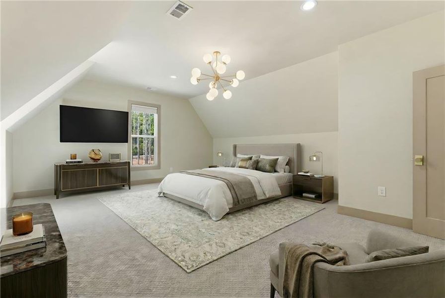 Furnished interior view inside a new home in , Tyrone (Image 66).