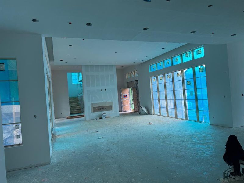 In-progress construction of a new home in , Westlake, TX (Image 9).