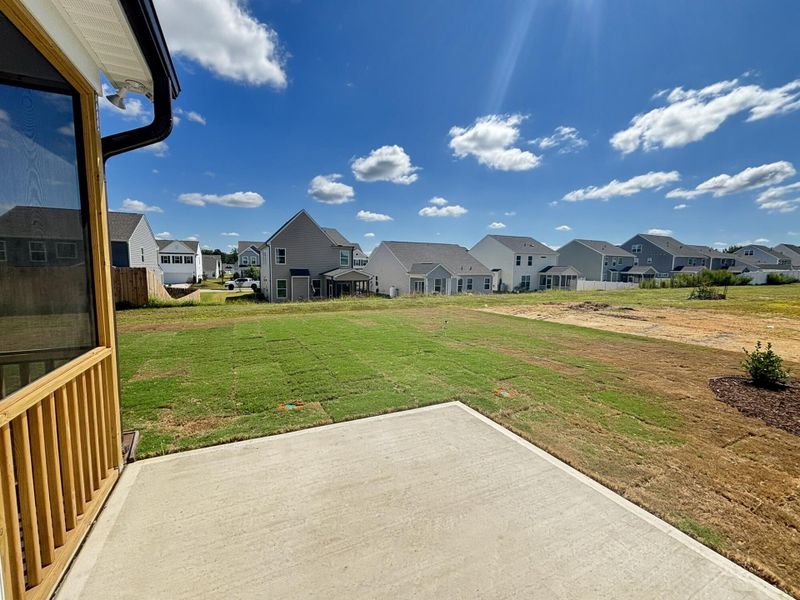 Exterior details and patio area of a home in Daniel Farms, Benson (Image 22).