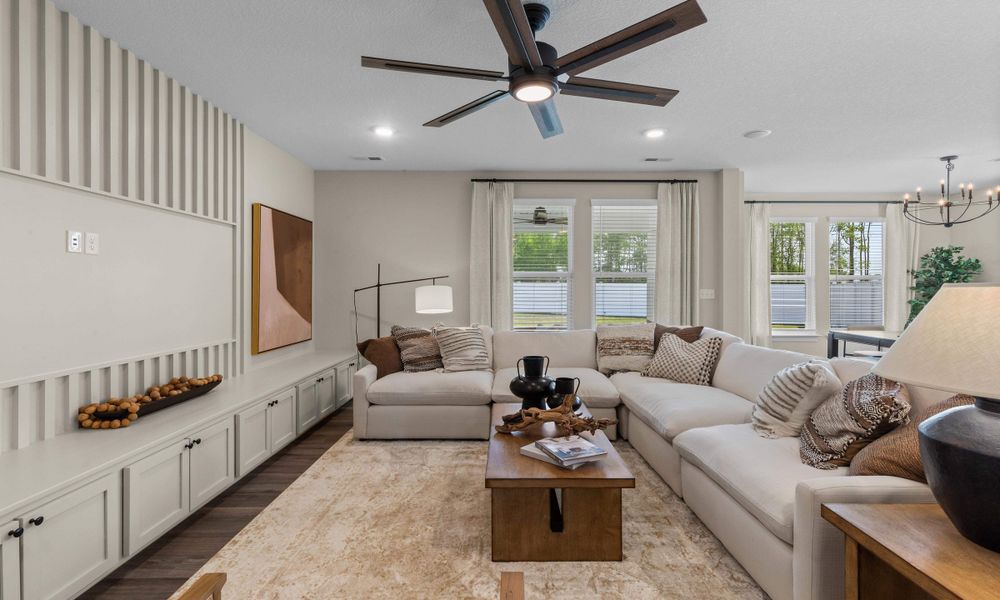 Representative furnished interior of a home built from the The Waverunner by Chesapeake Homes in Bridgewater - Shorehaven Village, Little River (Image 20).