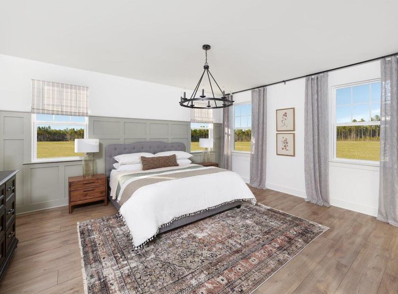 Furnished interior view inside a new home in Midtown at Nexton, Summerville (Image 4).